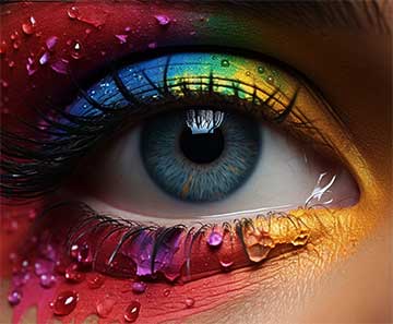 Regenbogenhaut (Iris) im Auge